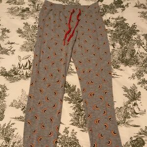 Rainbow print joggers, size S